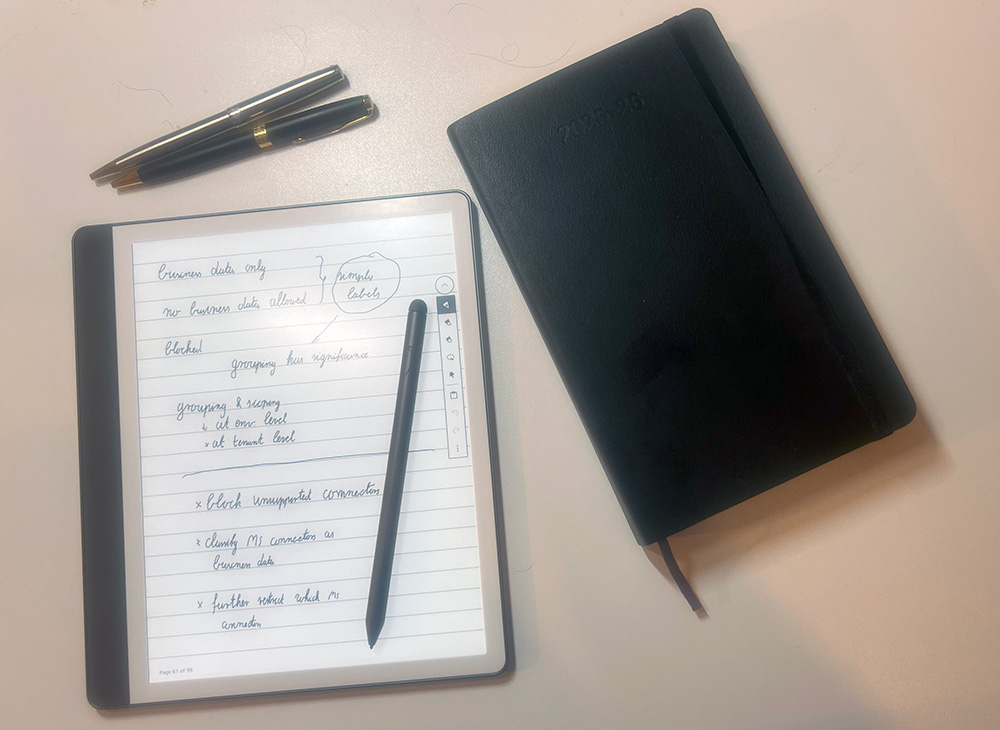 Kindle Scribe and an A5 Notebook