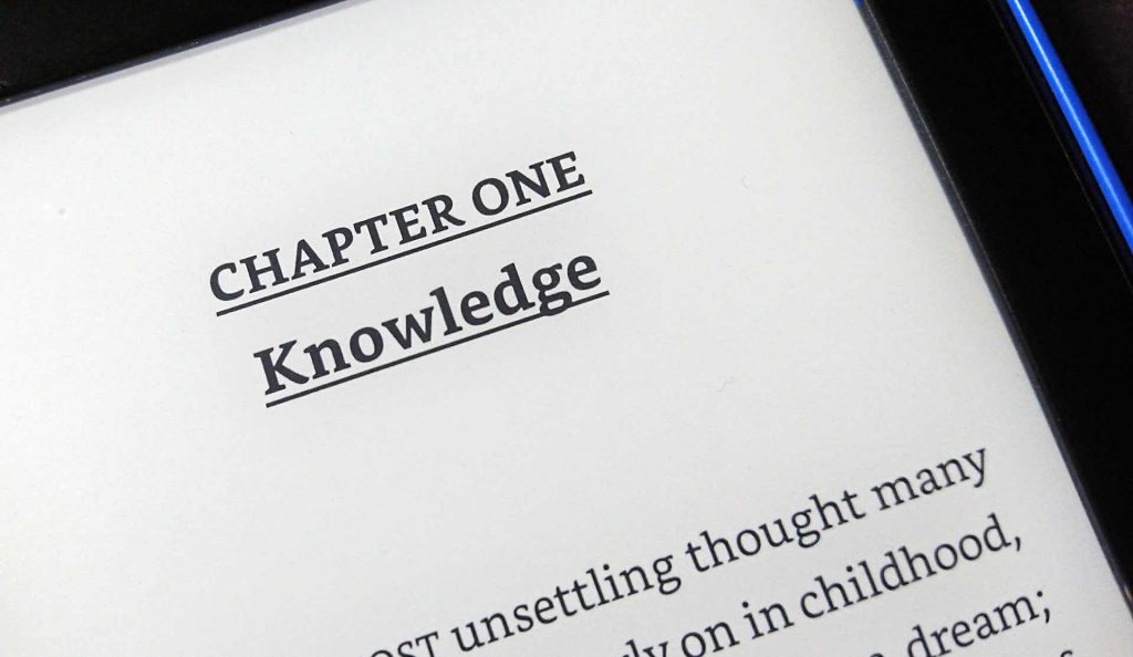 Chapter One Knowledgedsc 1523